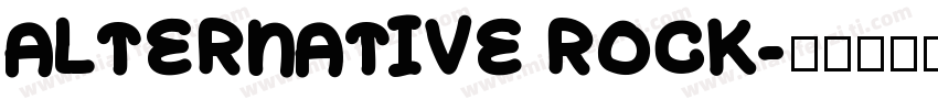 ALTERNATIVE ROCK字体转换